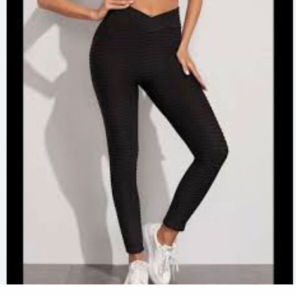 Shein Black Athletic Pants Extra Large - Picture 1 of 16